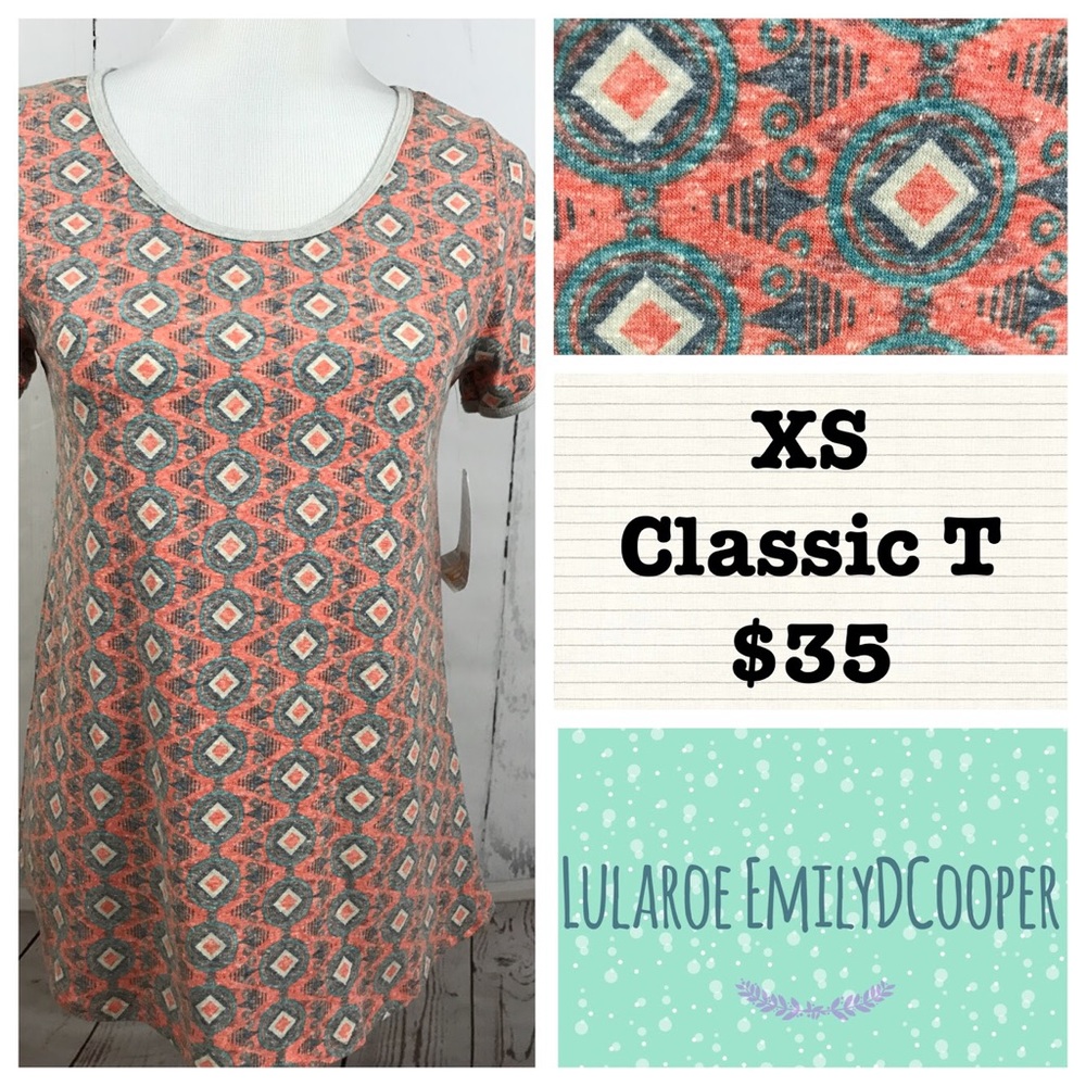 Xs Lularoe Classic tee